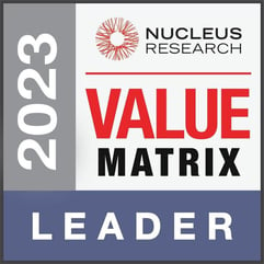 Nucleus 2023 LEADER Value Matrix badge - Hi Res